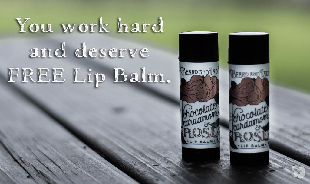 SELF CARE SHOULDN’T BE LABORIOUS…GET FREE LIP BALM FOR LABOR DAY!