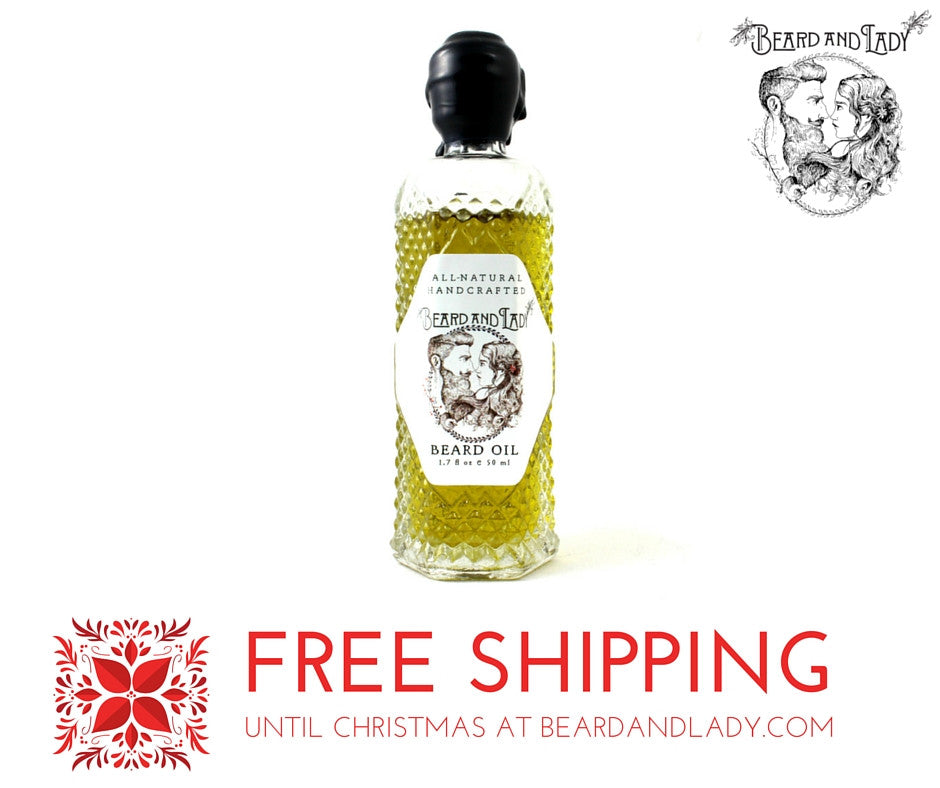 Free Shipping Until Christmas with USPS on all Beard and Lady Products!