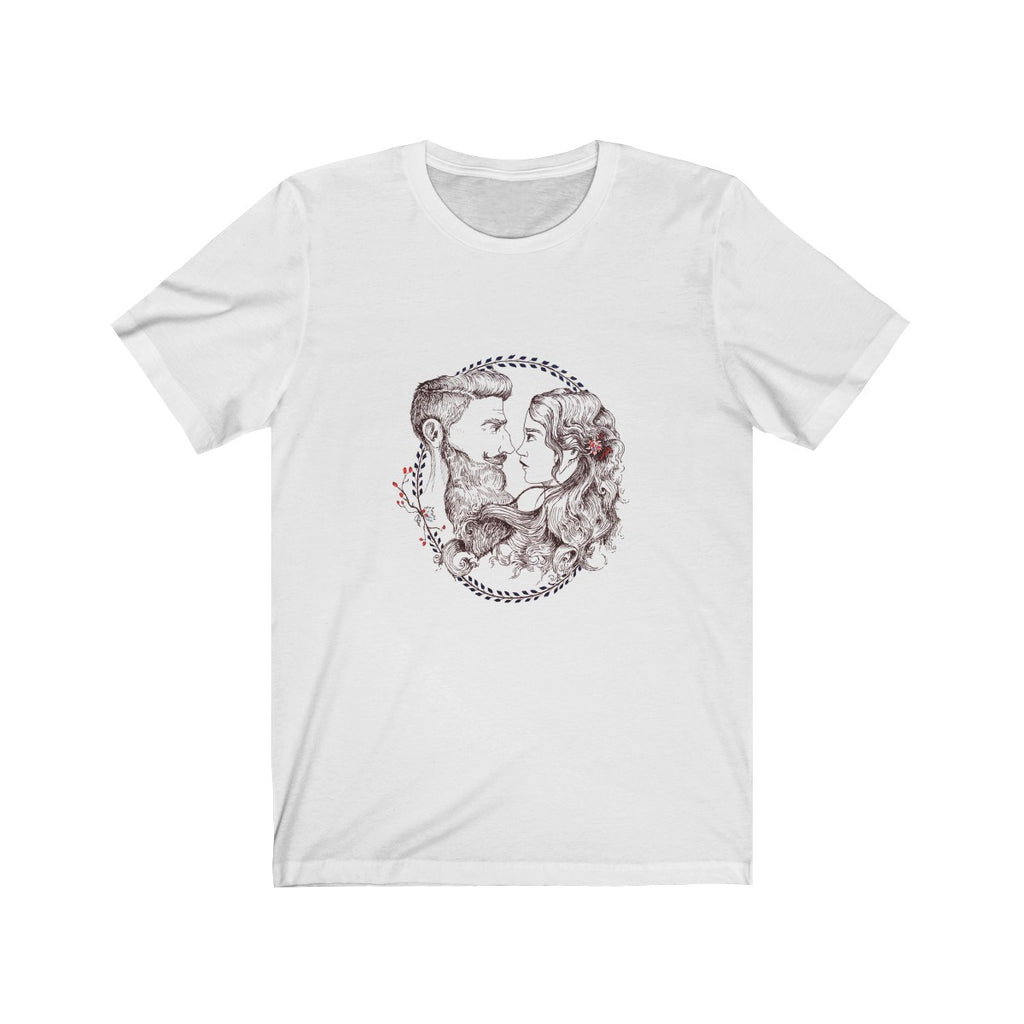 Unisex Jersey Short Sleeve Tee - Beard and Lady