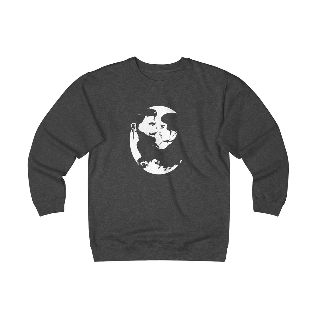 Unisex Heavyweight Fleece Crew - White Logo - Beard and Lady